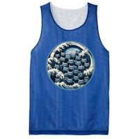 Blue Wave Cat Ladies For Kamala Harris President 2024 Gift Mesh Reversible Basketball Jersey Tank