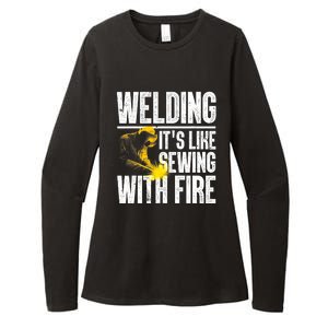 Best Welding Design Welder Welding Metal Weld Womens CVC Long Sleeve Shirt