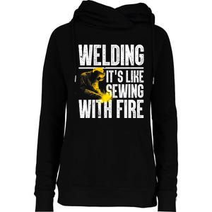 Best Welding Design Welder Welding Metal Weld Womens Funnel Neck Pullover Hood