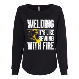 Best Welding Design Welder Welding Metal Weld Womens California Wash Sweatshirt