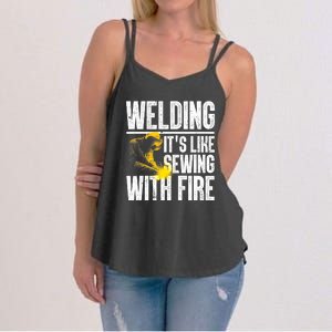 Best Welding Design Welder Welding Metal Weld Women's Strappy Tank