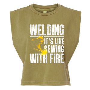 Best Welding Design Welder Welding Metal Weld Garment-Dyed Women's Muscle Tee