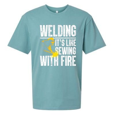 Best Welding Design Welder Welding Metal Weld Sueded Cloud Jersey T-Shirt