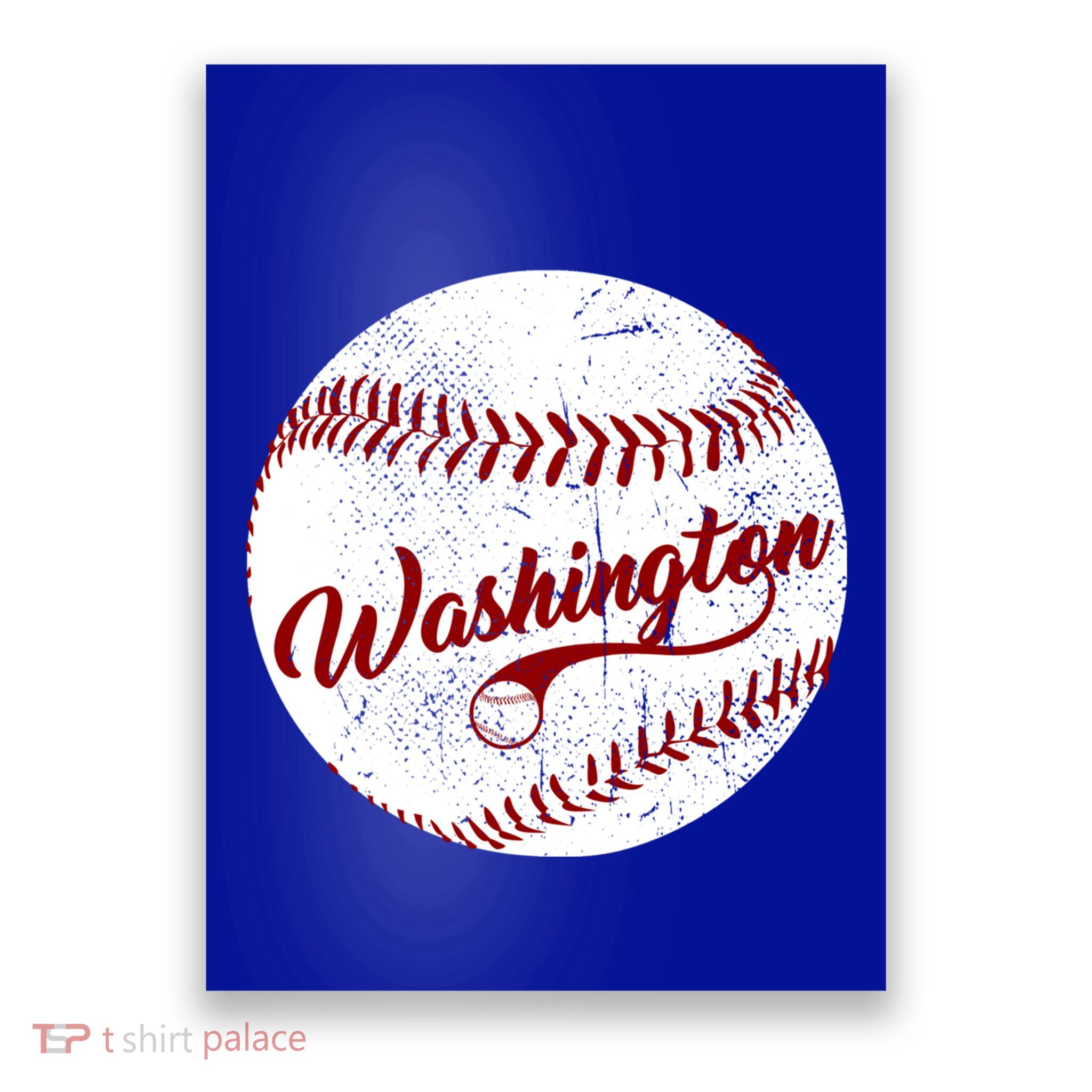 Baseball Washington Dc Team Love Baseball National Pastime Great Gift Poster