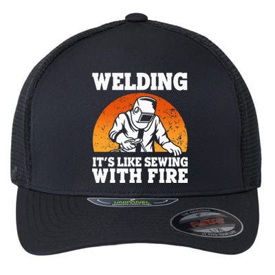 Best Welding Design For Wo Welder Welding Metal Weld Flexfit Unipanel Trucker Cap