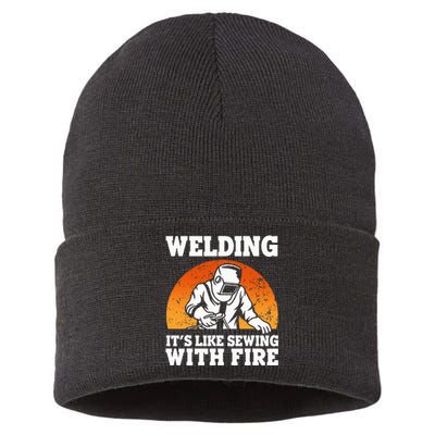 Best Welding Design For Wo Welder Welding Metal Weld Sustainable Knit Beanie