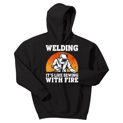 Best Welding Design For Wo Welder Welding Metal Weld Kids Hoodie