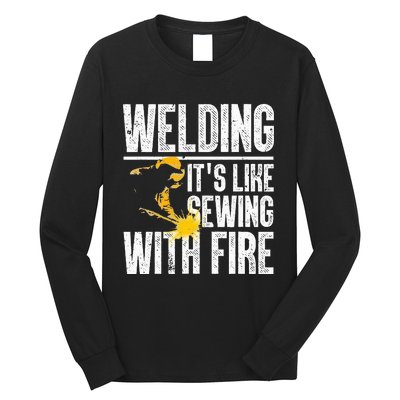 Best Welding Design For Wo Welder Welding Metal Weld Long Sleeve Shirt