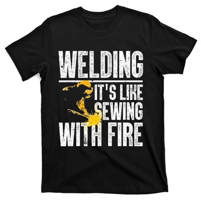 Best Welding Design For Wo Welder Welding Metal Weld T-Shirt