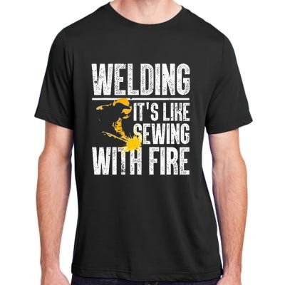 Best Welding Design For Wo Welder Welding Metal Weld Adult ChromaSoft Performance T-Shirt