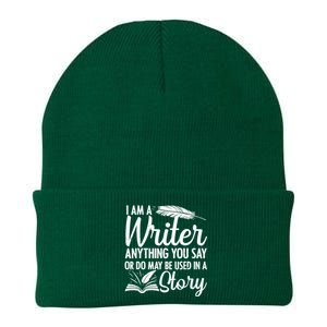 Best Writer Design For Women Writer Writing Story Author Knit Cap Winter Beanie