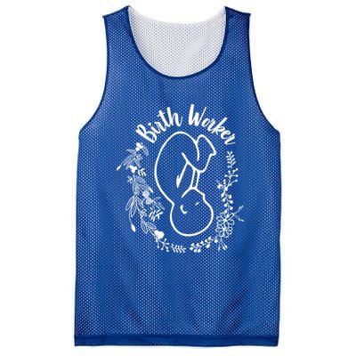 Birth Worker Doula Midwife Childbirth Educator Birth Coach Gift Mesh Reversible Basketball Jersey Tank