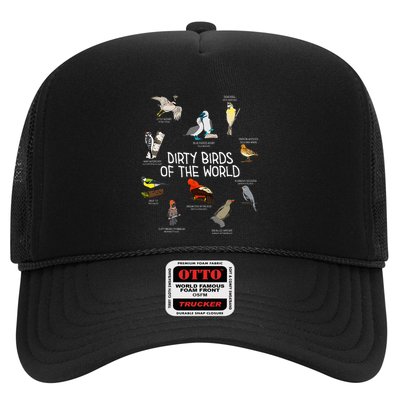 Bird Watching Dirty Birds Of The World Funny Birding Trucker Hat