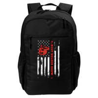 Best Welder Dad Ever Patriotic Distressed American Flag Daily Commute Backpack