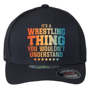 Best Wrestling Design Wrestle Wrestler Flexfit Unipanel Trucker Cap