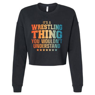 Best Wrestling Design Wrestle Wrestler Cropped Pullover Crew