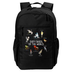 Bird Watching Dirty Birds Of The World Funny Birding Daily Commute Backpack