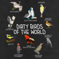 Bird Watching Dirty Birds Of The World Funny Birding Adult Drive Performance Visor