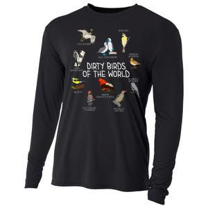 Bird Watching Dirty Birds Of The World Funny Birding Cooling Performance Long Sleeve Crew