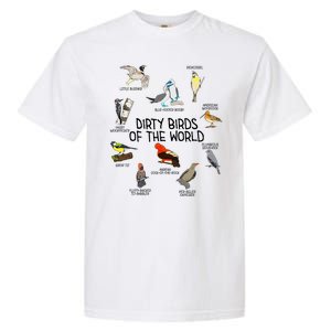 Bird Watching Dirty Birds Of The World Funny Birding Garment-Dyed Heavyweight T-Shirt