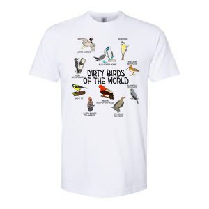 Bird Watching Dirty Birds Of The World Funny Birding Softstyle CVC T-Shirt