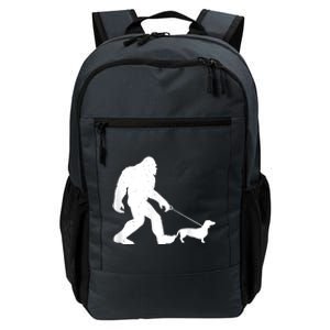 Bigfoot Walking Dachshund Funny Wiener Dog Gift Daily Commute Backpack