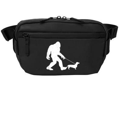 Bigfoot Walking Dachshund Funny Wiener Dog Gift Crossbody Pack