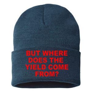 But Where Does The Yield Come From Sustainable Knit Beanie