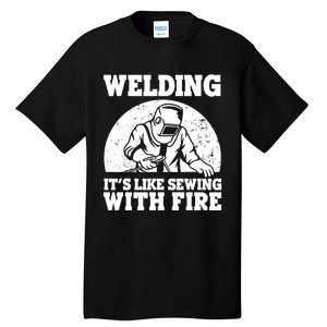 Best Welding Design Welder Welding Metal Weld Tall T-Shirt