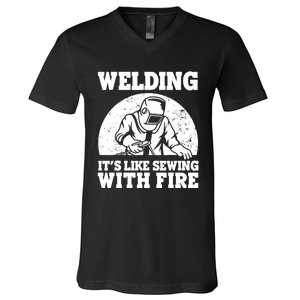 Best Welding Design Welder Welding Metal Weld V-Neck T-Shirt