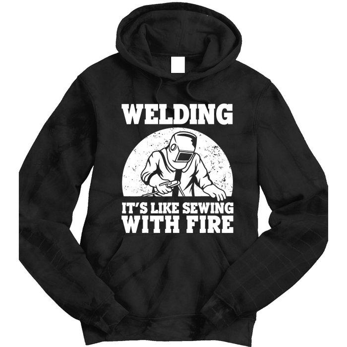 Best Welding Design Welder Welding Metal Weld Tie Dye Hoodie