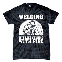 Best Welding Design Welder Welding Metal Weld Tie-Dye T-Shirt