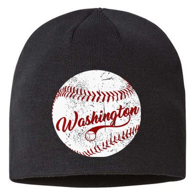 Baseball Washington DC Team Love Baseball National Pastime Sustainable Beanie