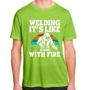 Best Welding Design For Men Women Welder Welding Metal Weld Adult ChromaSoft Performance T-Shirt