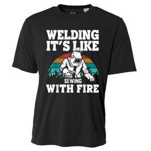 Best Welding Design For Men Women Welder Welding Metal Weld Cooling Performance Crew T-Shirt