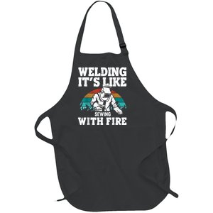 Best Welding Design For Men Women Welder Welding Metal Weld Full-Length Apron With Pockets