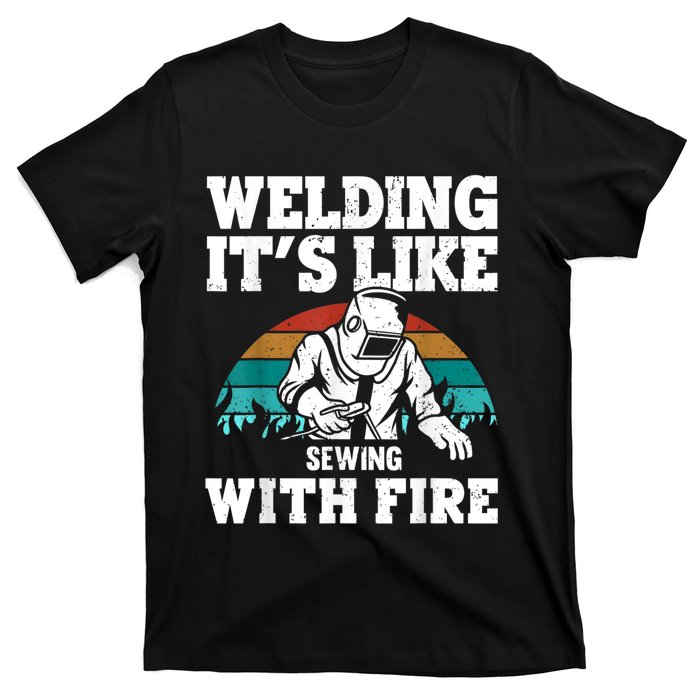 Best Welding Design For Men Women Welder Welding Metal Weld T-Shirt