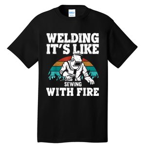 Best Welding Design For Men Women Welder Welding Metal Weld Tall T-Shirt