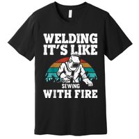 Best Welding Design For Men Women Welder Welding Metal Weld Premium T-Shirt