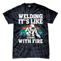 Best Welding Design For Men Women Welder Welding Metal Weld Tie-Dye T-Shirt