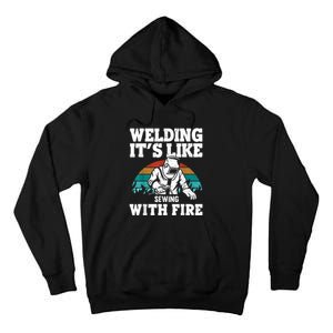 Best Welding Design For Men Women Welder Welding Metal Weld Tall Hoodie