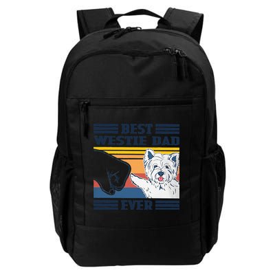 Best Westie Dad Ever Vintage Father Day Christmas Backpack