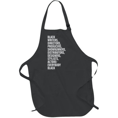 Black Writers Directors Producers Showrunners Distributors Full-Length Apron With Pockets