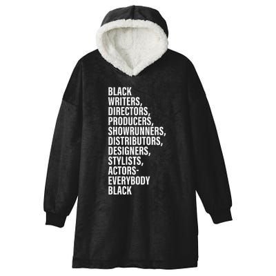 Black Writers Directors Producers Showrunners Distributors Hooded Wearable Blanket