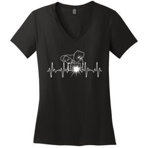 Best Welding Design For Men Women Metal Welding Weld Welder Women's V-Neck T-Shirt