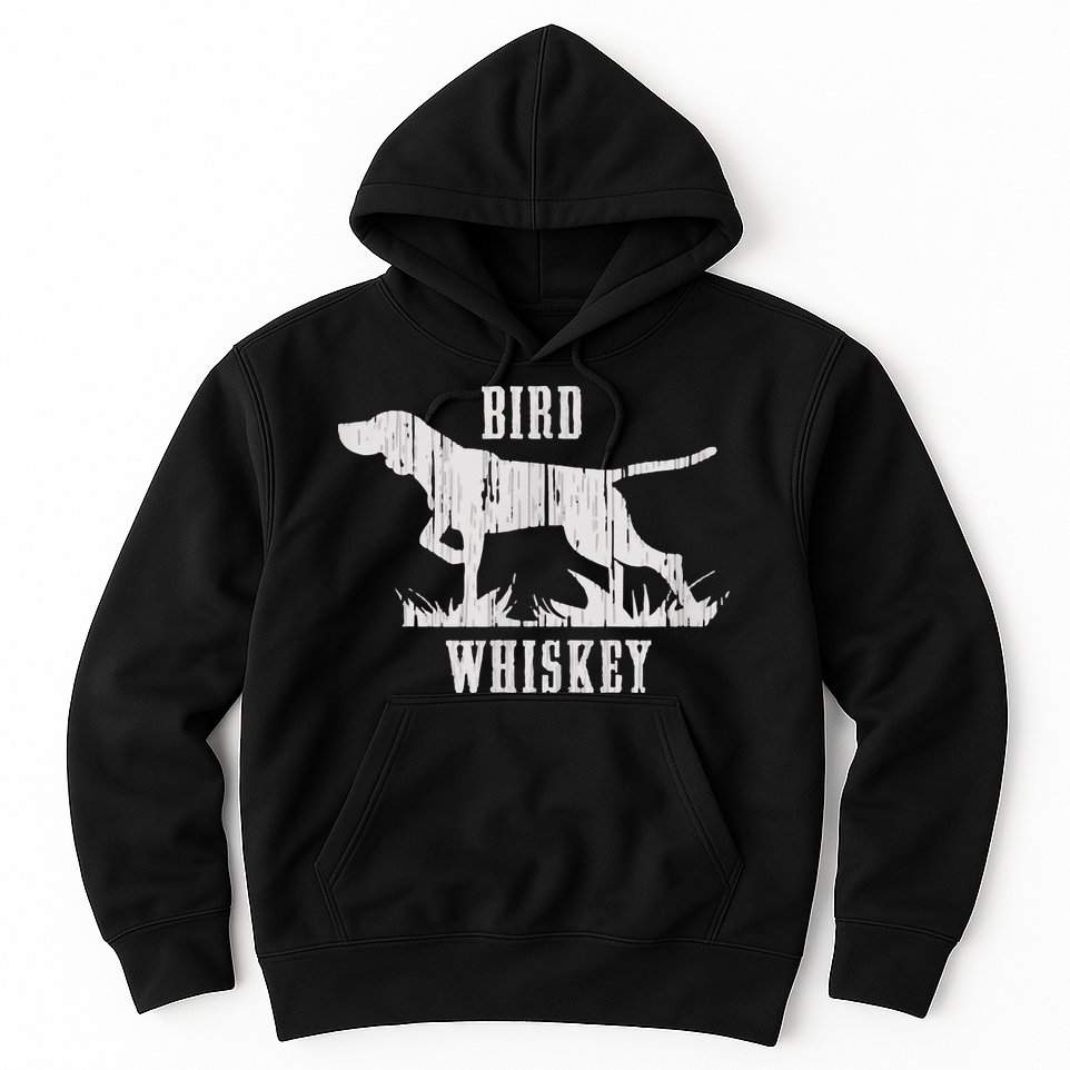 Bird Whiskey Dog Hoodie