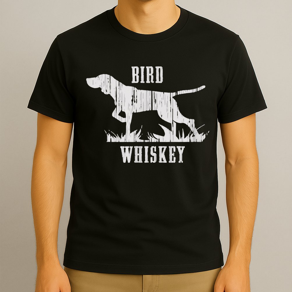 Bird Whiskey Dog T-Shirt