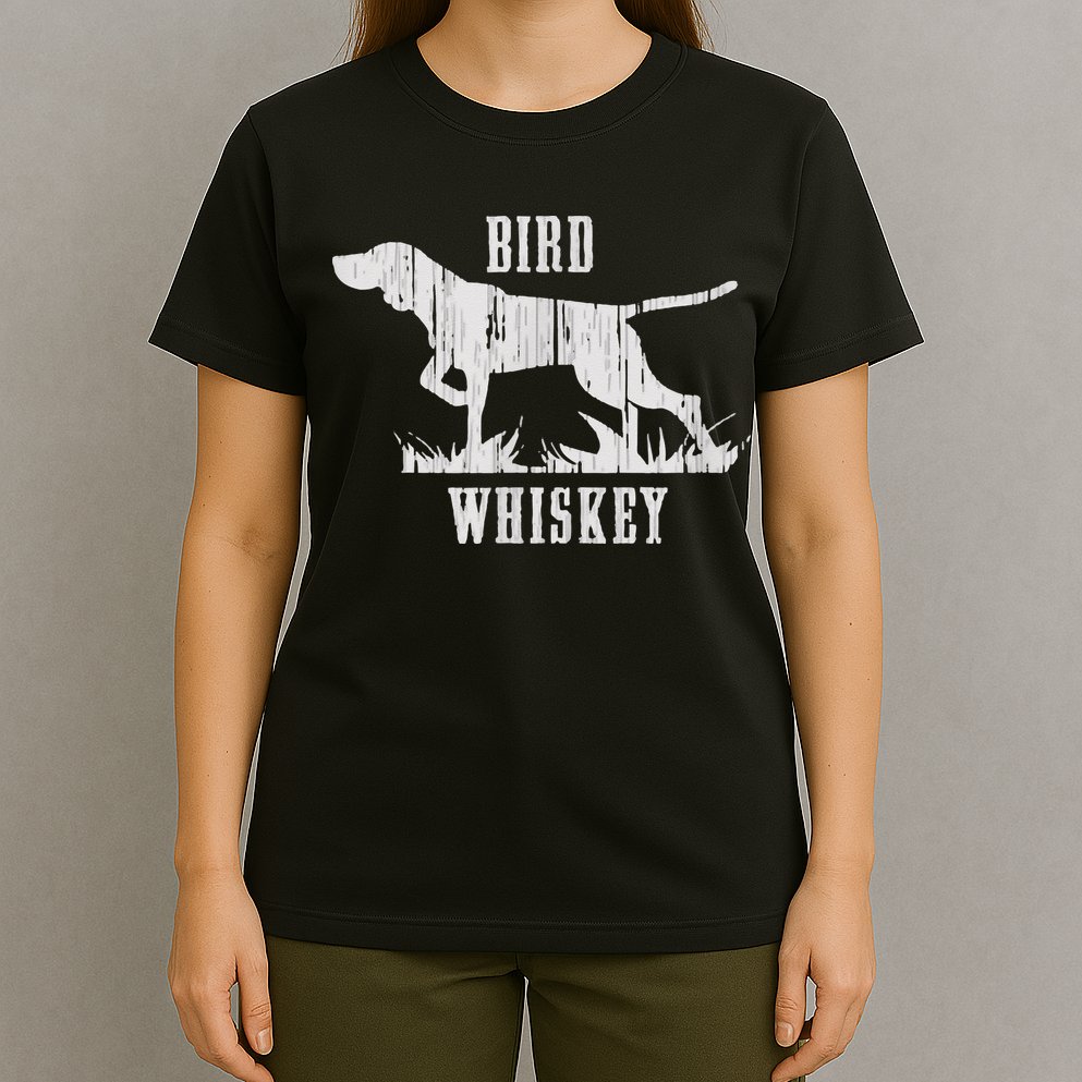 Bird Whiskey Dog T-Shirt