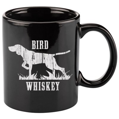 Bird Whiskey Dog 11oz C Handle Ceramic Mug
