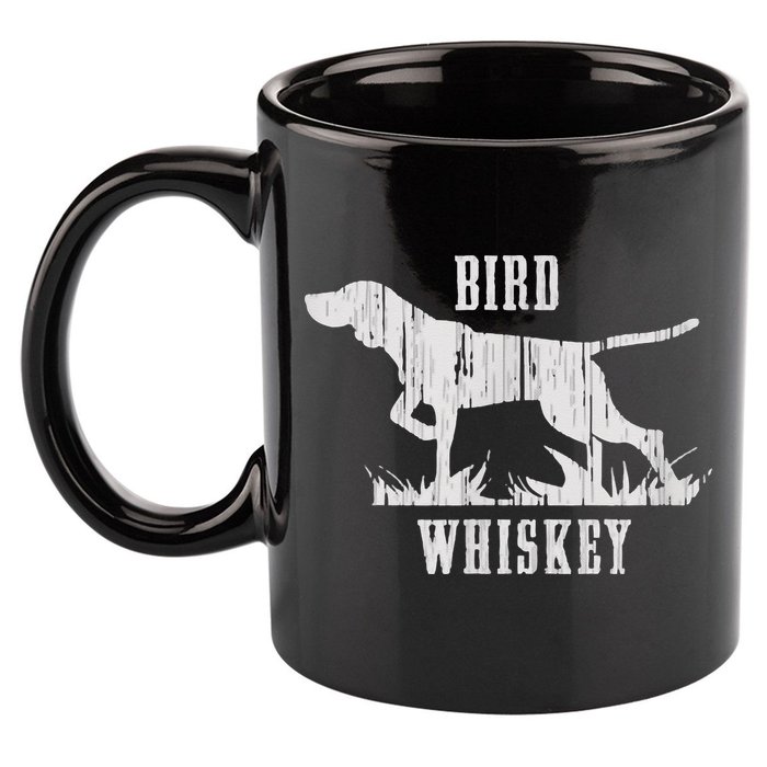 Bird Whiskey Dog 11oz C Handle Ceramic Mug